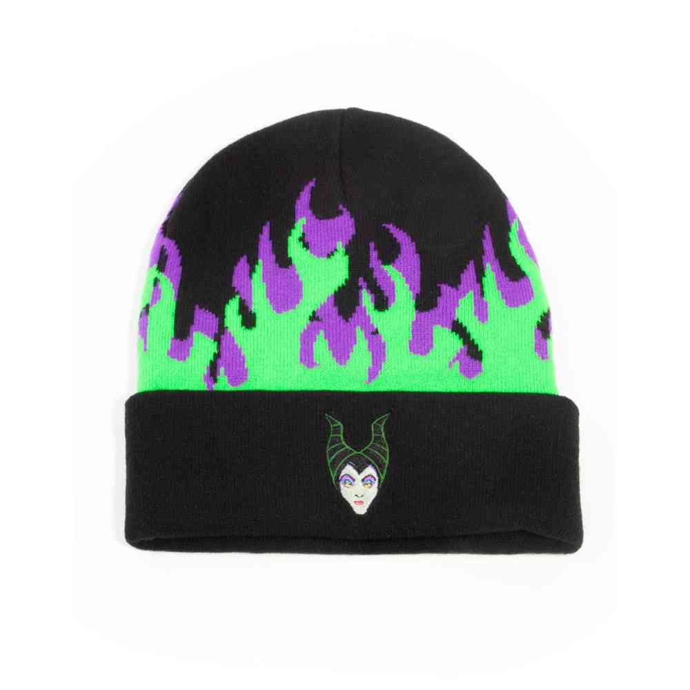 Disney Maleficent - Roll Up Beanie Muts - Zwart